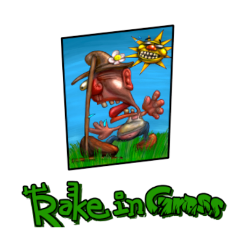Rake in Grass