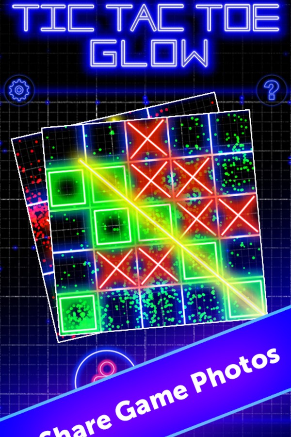 Tic Tac Toe Glow