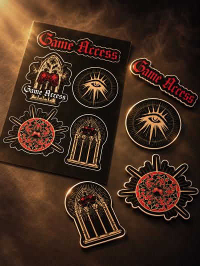 Game Access Stickers